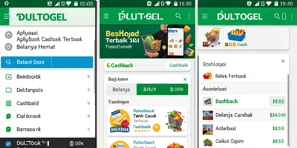 Tampilan antarmuka utama DULTOGEL yang menarik dan fungsional.