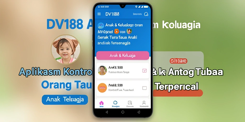 Antarmuka DV188 menampilkan kontrol orang tua yang intuitif dan mudah digunakan.