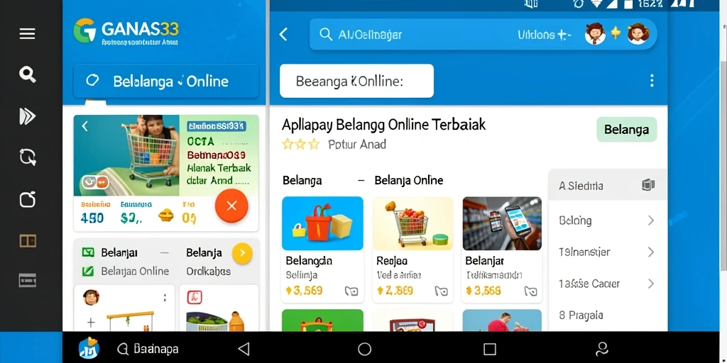 Tampilan antarmuka aplikasi GANAS33 yang modern dan menarik.