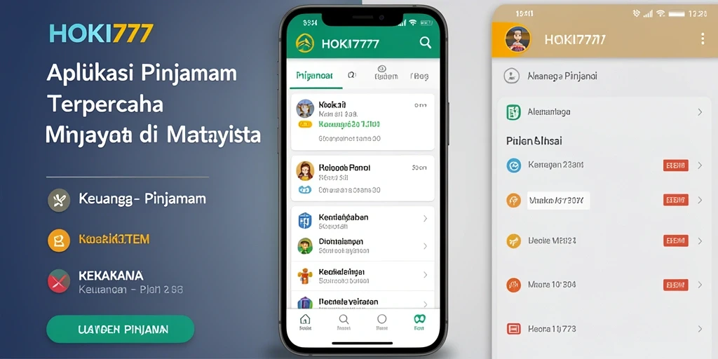 Antarmuka HOKI777 yang ramah pengguna dan fungsi pinjaman yang efisien.
