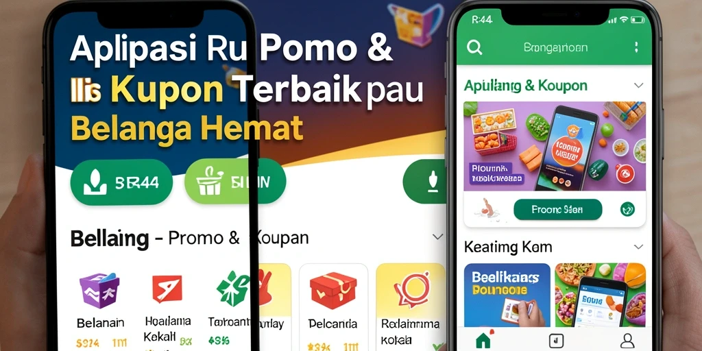 Antarmuka aplikasi RR44 yang menarik dan fungsional untuk promo dan kupon.
