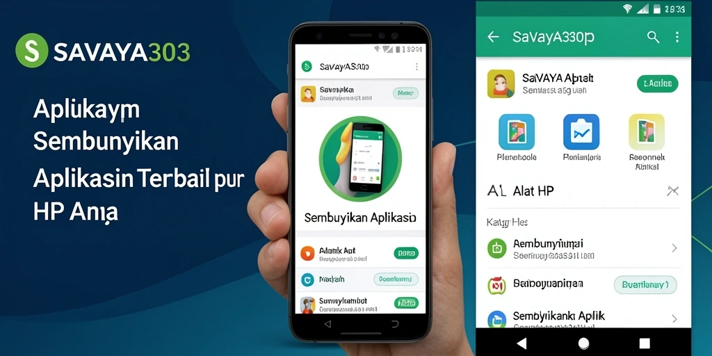 Tampilan antarmuka utama SAVAYA303 untuk menyembunyikan aplikasi.