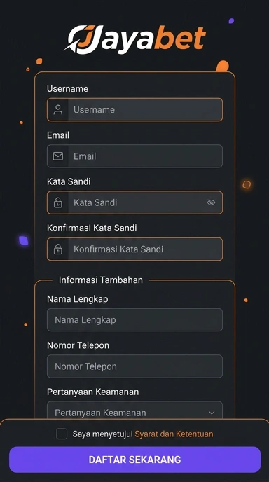 Buat Akun Baru Jayabet dengan Mudah