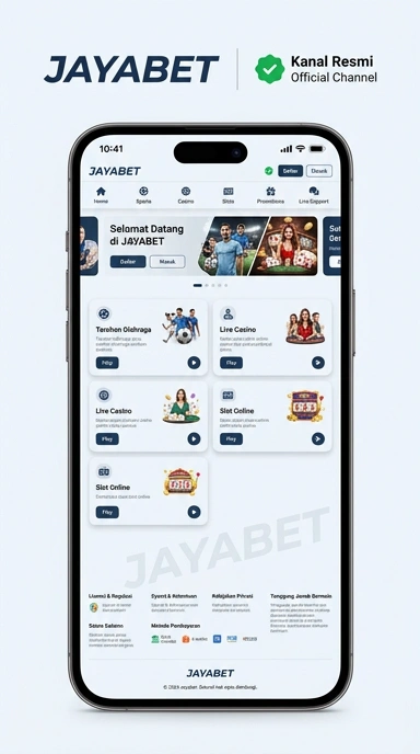 Halaman Resmi Kanal Download jayabet di Indonesia